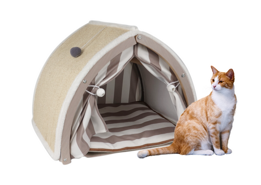 Cat house, warm pet nest, four seasons universal cat nest, sisal pet tent