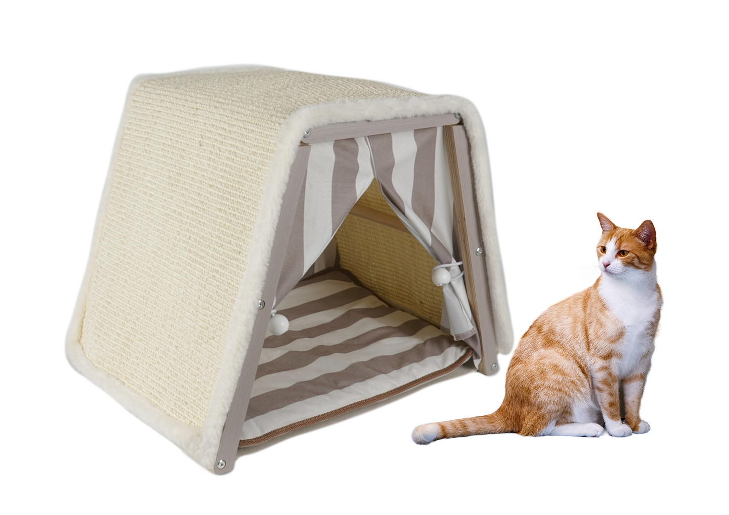 Cat house, warm pet nest, four seasons universal cat nest, sisal pet tent