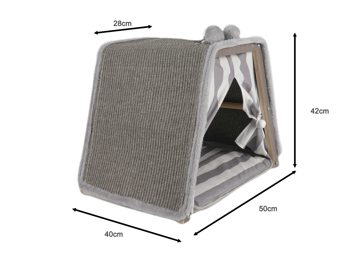 Cat house, warm pet nest, four seasons universal cat nest, sisal pet tent